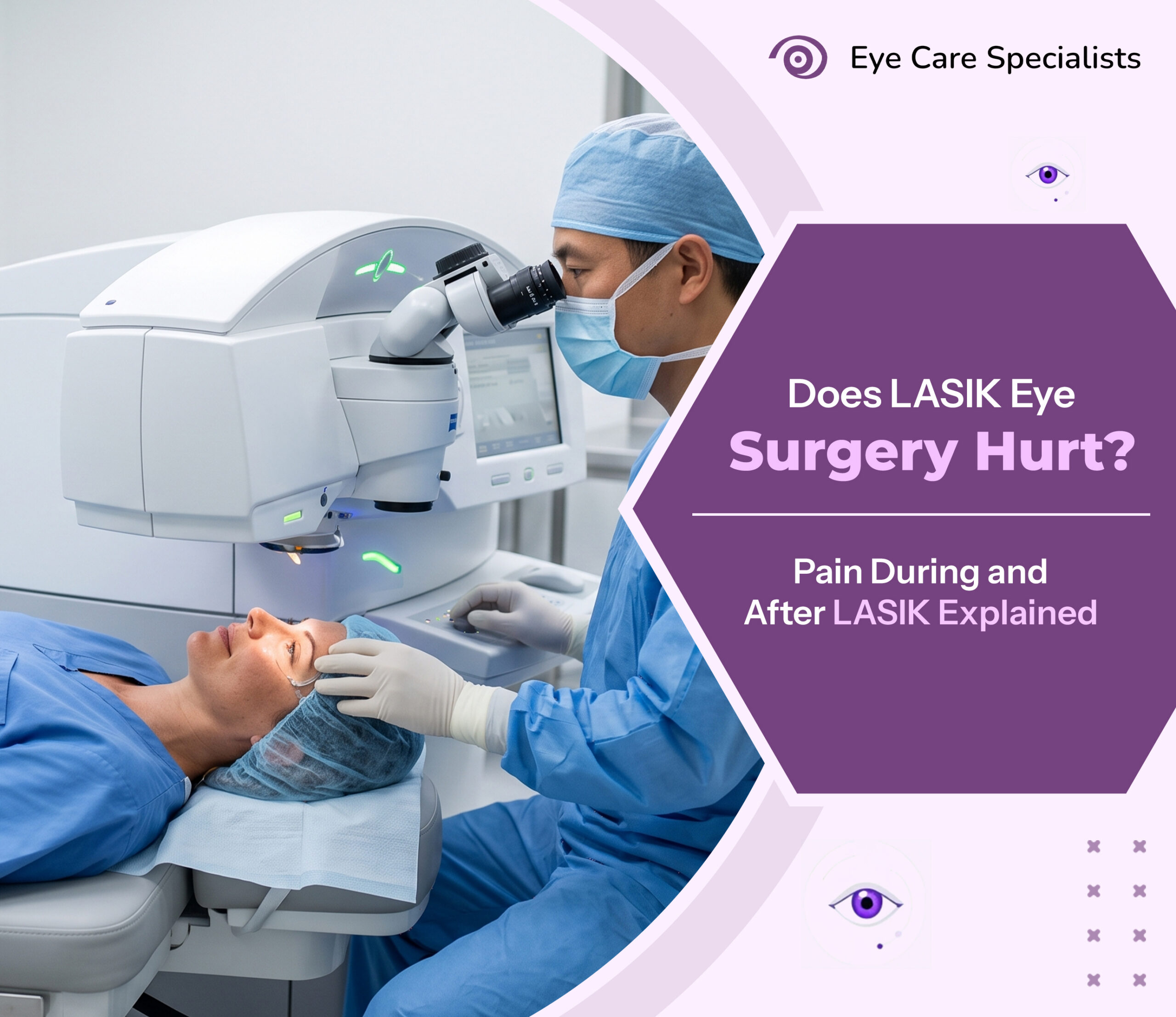 does lasik eye surgery hurt